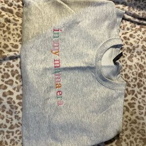 Girls' Heather Gray 'in my mama era' Embroidered Sweatshirt